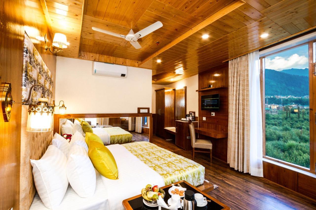 Suryansh Regency Manali Centrally Heated Air Cooled With Private Balconies Manāli Exteriör bild
